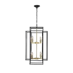 Artemis 8 light Farmhouse Gold Chandelier for Kitchen Island with no bulbs included