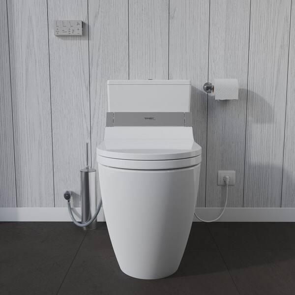 Duravit 1-Piece 0.92 GPF Dual Flush Elongated Toilet in