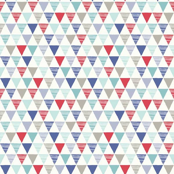 Arthouse Jester Red/Blue Paper Strippable Wallpaper (Covers 57.26 sq. ft.)