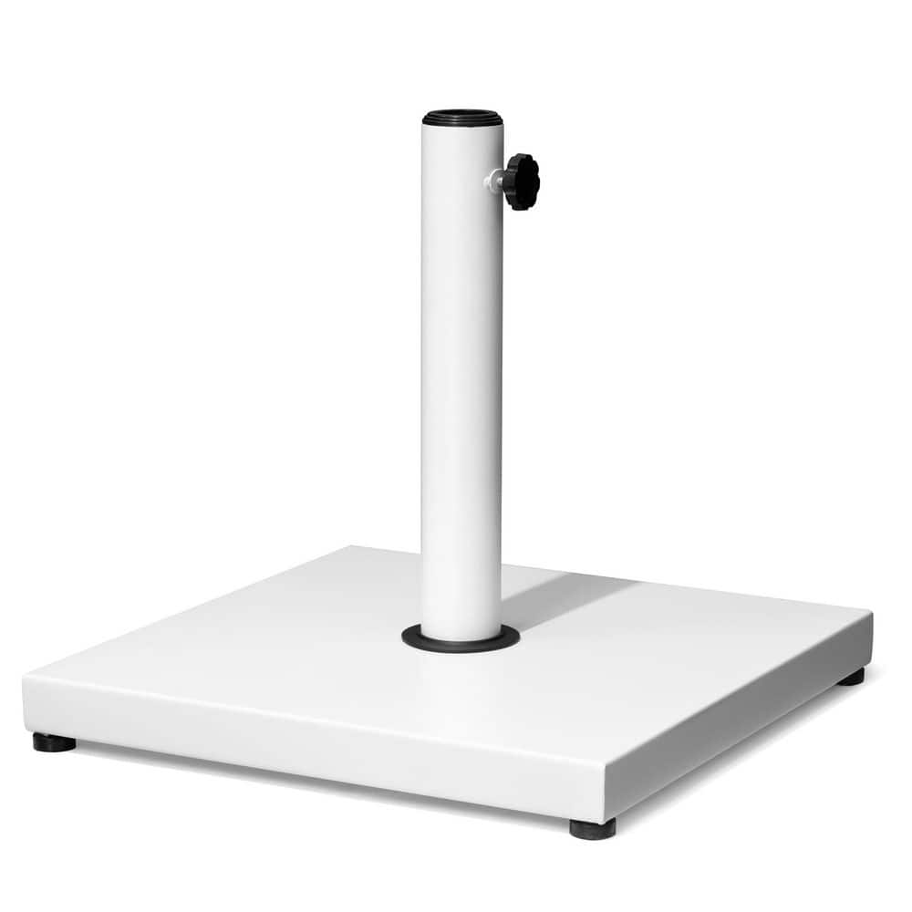 Patio Umbrella Base in White, Outdoor Heavy Duty Square Concrete Stand Market Umbrella for Garden Deck Yard price history on PriceWatchPro