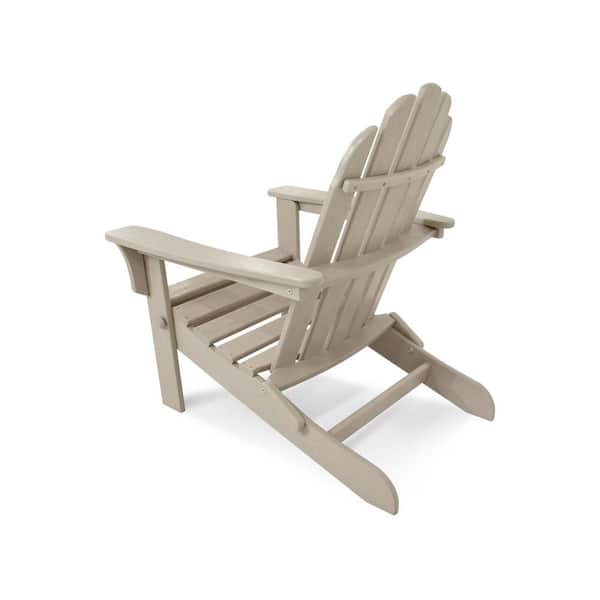 Cape Cod Sand Castle Folding Plastic Adirondack Chair