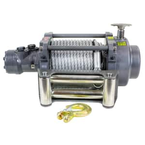 15000 lbs. Hydraulic Winch (Steel Cable Included)