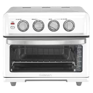 1800-Watt 6-Slice White Toaster Oven and Air Fryer with Grill