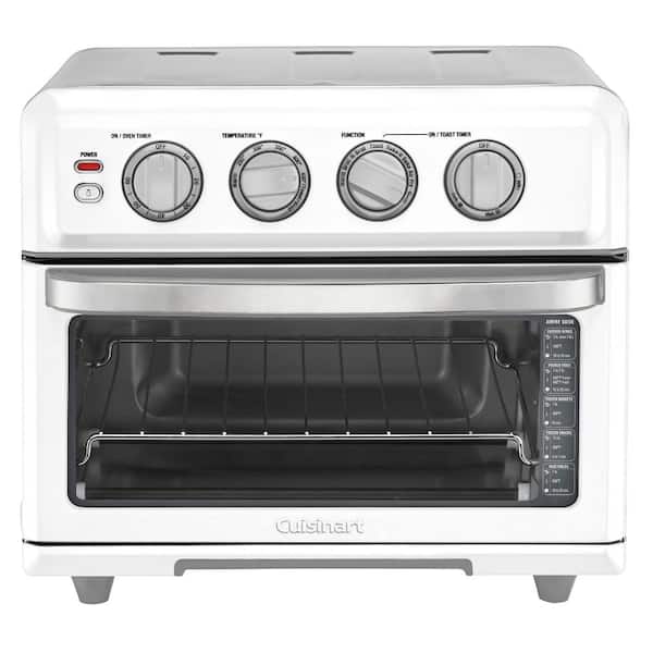 Cuisinart 1800-Watt 6-Slice White Toaster Oven and Air Fryer with