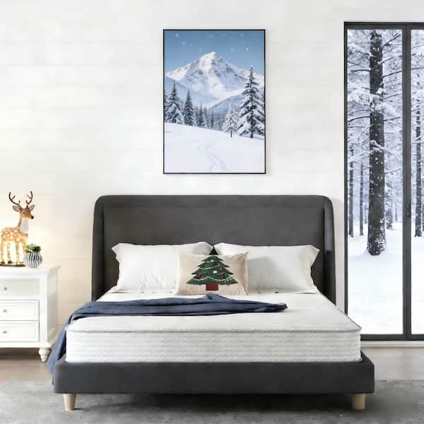 Classic Twin Medium Firm Hybrid Mattress 8 in. in a box with Individual SmartS Coil Layer Mattress