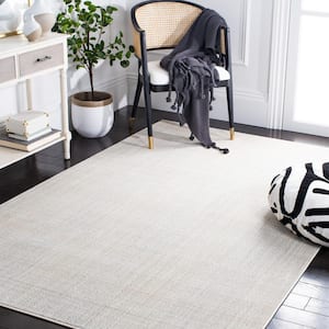 Herat Ivory/Beige 7 ft. x 7 ft. Solid Color Square Area Rug