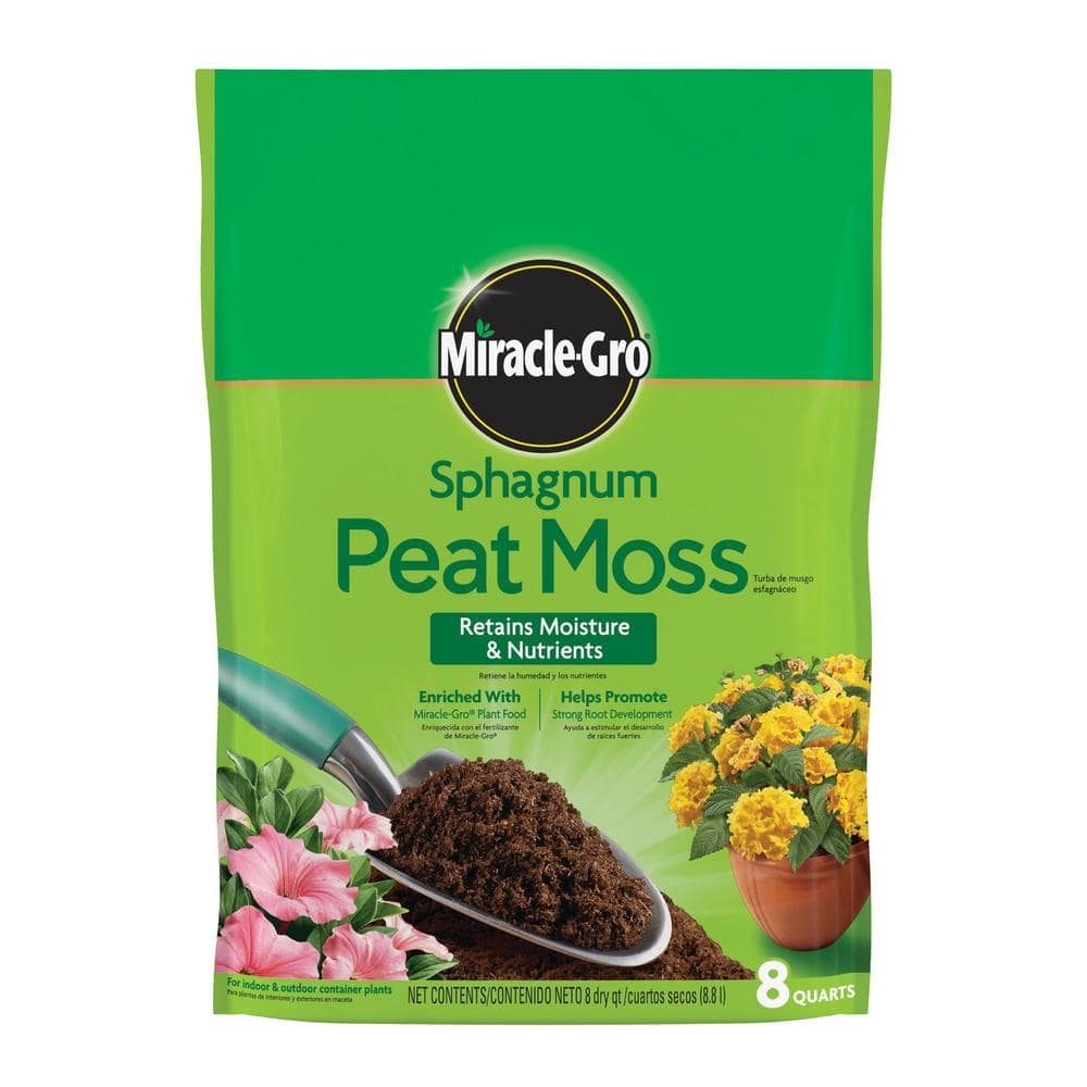 Miracle-Gro Sphagnum Peat Moss Soil 85278430 - The Home Depot