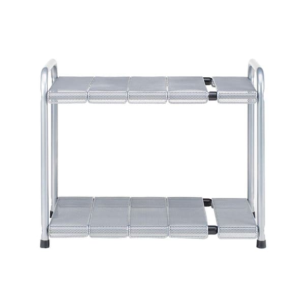 Seville Classics 2-Tier Steel Expandable Sink Shelf