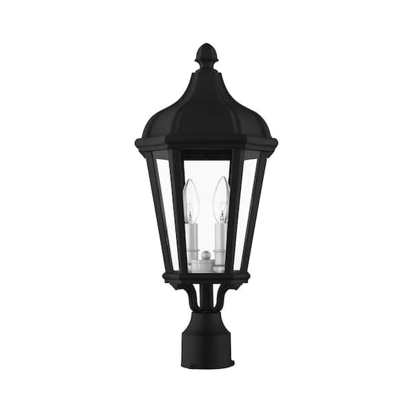 Safavieh Lirio Outdoor Lantern Set of 2 - Black