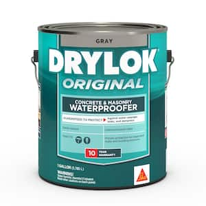 Original 1 gal. Gray Flat Latex Interior/Exterior Basement and Masonry Waterproofer