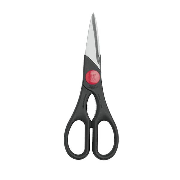 TWIN Stainless Steel Kitchen Shears, Multi-Purpose, Heavy Duty, Stainless Steel Blades, Black