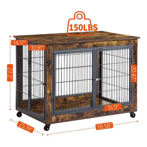 Industrial strength shop dog crate