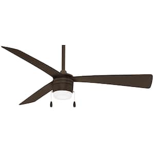 Vital 44 in. Integrated LED Indoor Oil Rubbed Bronze Ceiling Fan with Light Kit