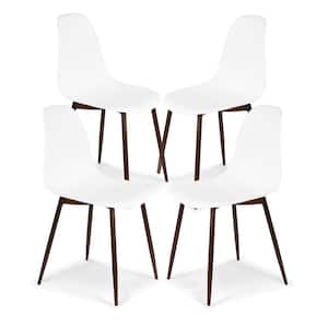 Landon White Sculpted Dining Chair (Set of 4)