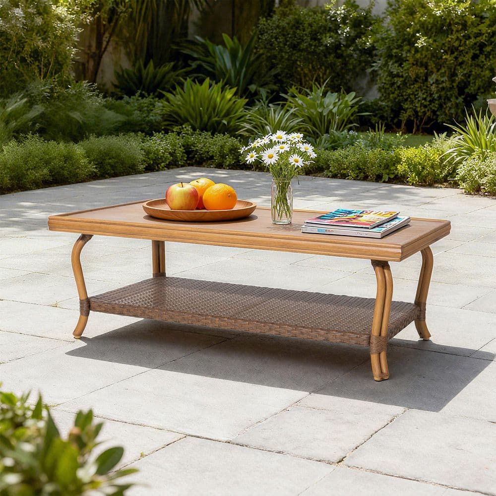 ULAX FURNITURE Arcadia Aluminum Outdoor Coffee Table HD-970513