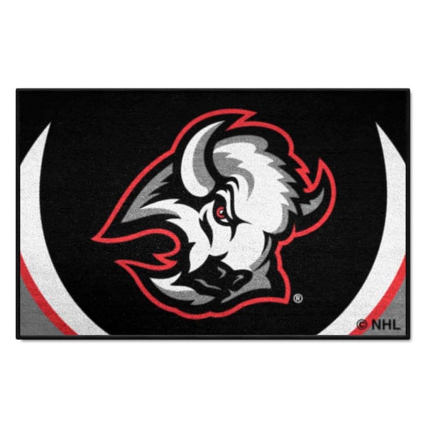 FANMATS Buffalo Sabres Black Starter Mat Accent Rug - 19in. x 30in.