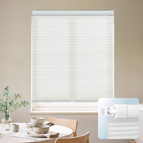 Perfect Lift Window Treatment EZ Grip No Drill No Tool White