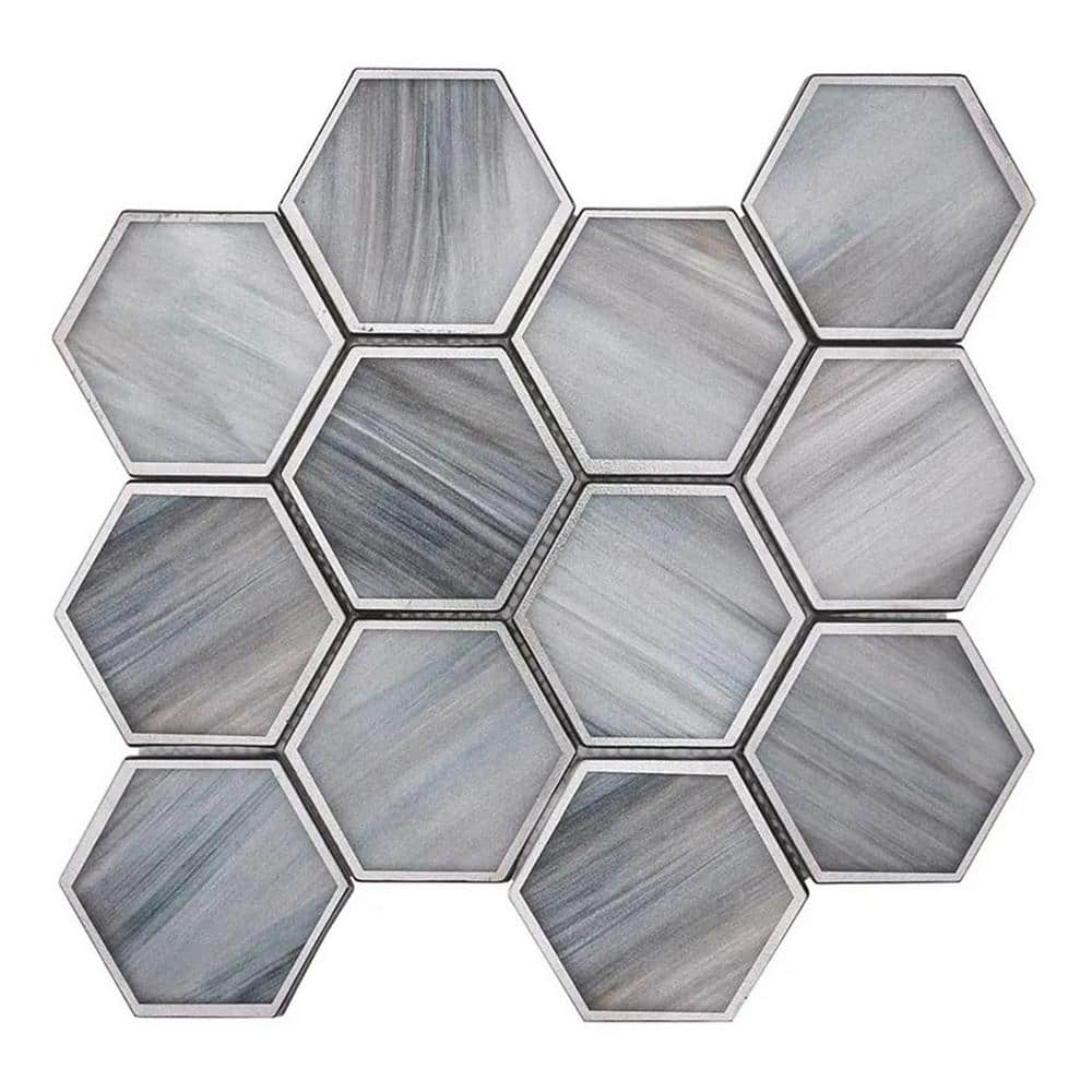 Boathouse Picket 10 in. x 12 in. x 8 mm Glass Mesh-Mounted Mosaic wall Tile ( 8.30 sq. ft. / case )