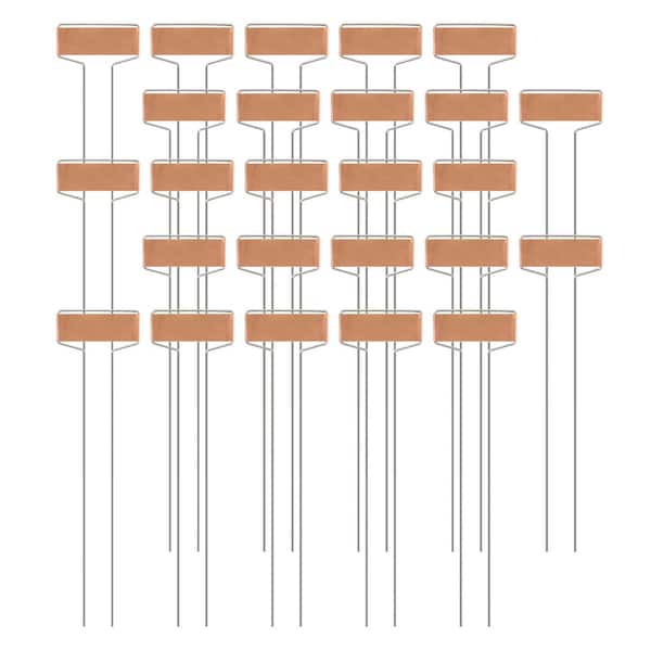 25-Pieces Weatherproof Plant Markers Labels for Seedlings Vegetables Herbs Flowers Planters & Pots Ideal for Greenhouses
