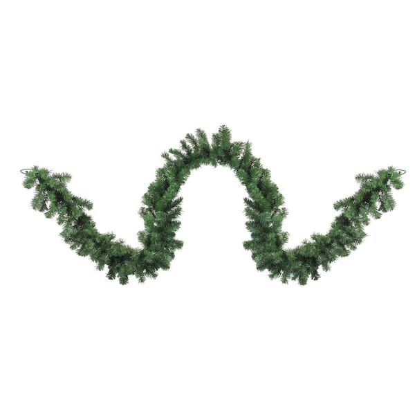 Northlight 9' x 14 White Canadian Pine Artificial Christmas Garland - Unlit