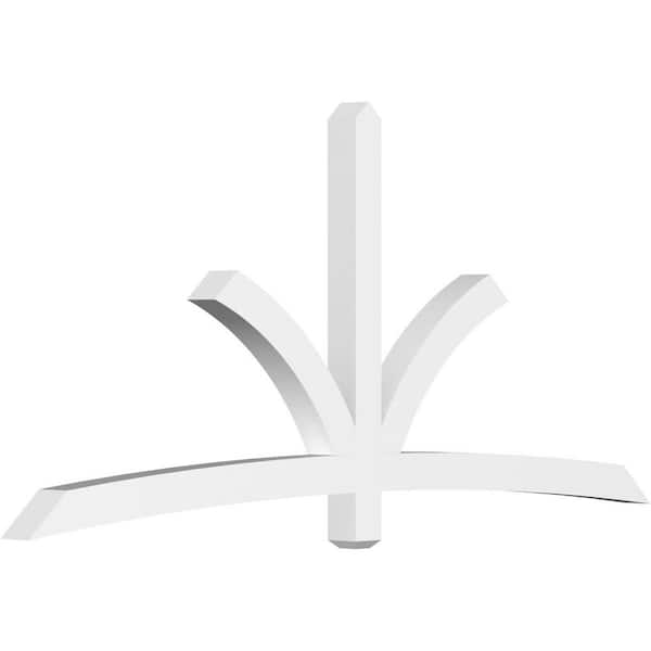 Ekena Millwork Davenport 96 in. W x 44 in. H x 4 in. D Signature Polyurethane Bracket