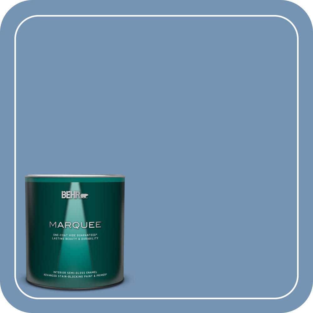 1 qt. #580D-5 Ocean Ridge Semi-Gloss Enamel Interior Paint & Primer price history on PriceWatchPro