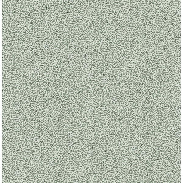 A-Street Prints Soul Green Animal Print Wallpaper