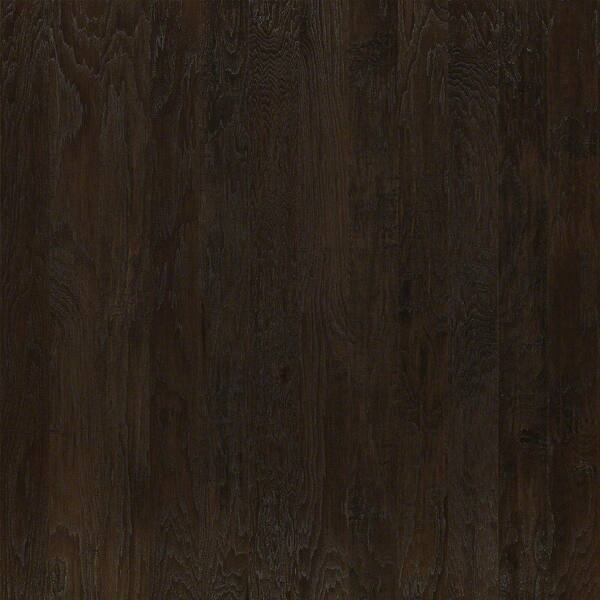 Shaw Take Home Sample - Western Hickory Leather Engineered Hardwood Flooring - 3-1/4 in. x 10 in.