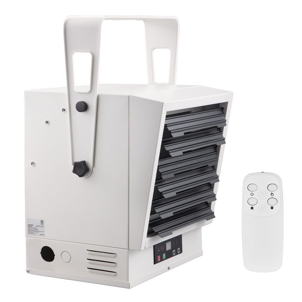 Electric Garage Heater 10000-Watt Digital Fan-Forced Wall Ceiling Mount Shop Heater with Overheat Protection price history on PriceWatchPro