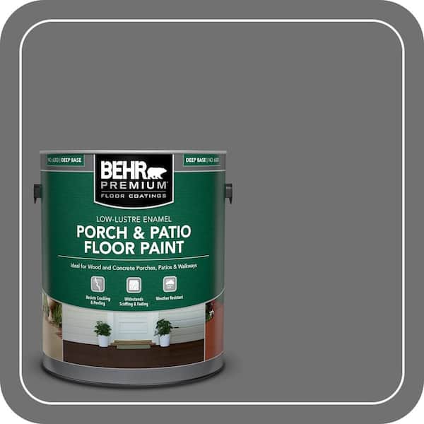 1 gal. #AE-48 Machine Gray Low-Lustre Enamel Interior/Exterior Porch and Patio Floor Paint