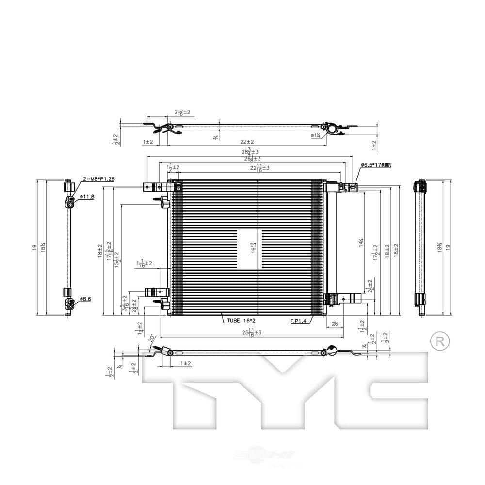 A/C Condenser 2010-2011 Cadillac SRX 2.8L 3.0L price history on PriceWatchPro