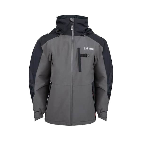 Eskimo Superior Ice Fishing Jacket, Men's, Forged Iron, Uplyft Float-Assist, 3X-Large, 43896