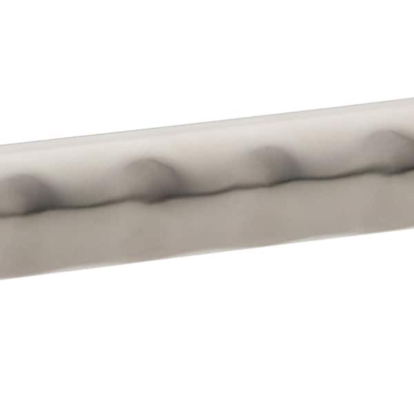 Home Care 36 in. x 1-1/4 in. Concealed Screw Grab Bar with SecureMount and Curl Grip in Brushed Nickel