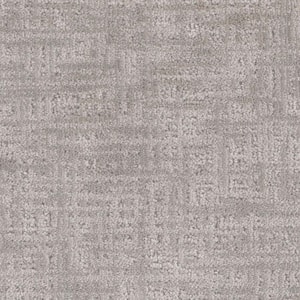 Tailored - Powder Gray - 38 oz. SD Polyester Pattern Installed Carpet