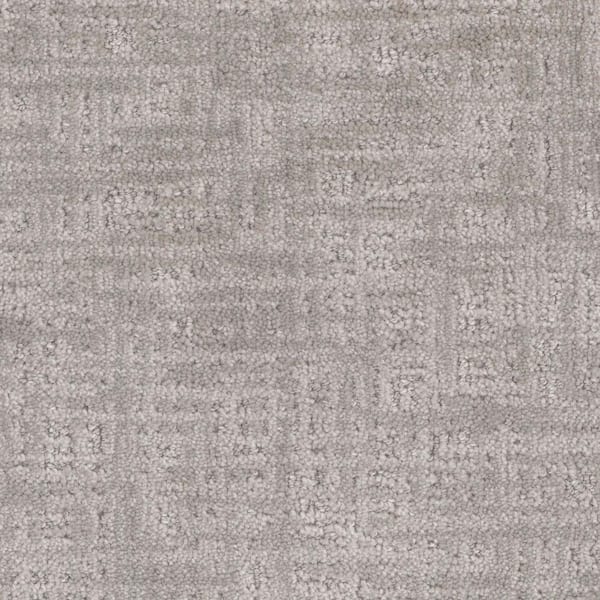 Home Decorators Collection Tailored - Powder Gray - 38 oz. SD Polyester Pattern Installed Carpet