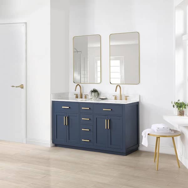 Altair Gavino 60 in. W x 22 in. D x 34 in. H Bath Vanity in Royal