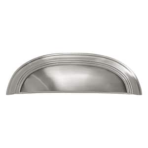 American Diner Collection Cup 3 in. (96 mm) Satin Nickel Cabinet Door and Drawer Pull (10-Pack)