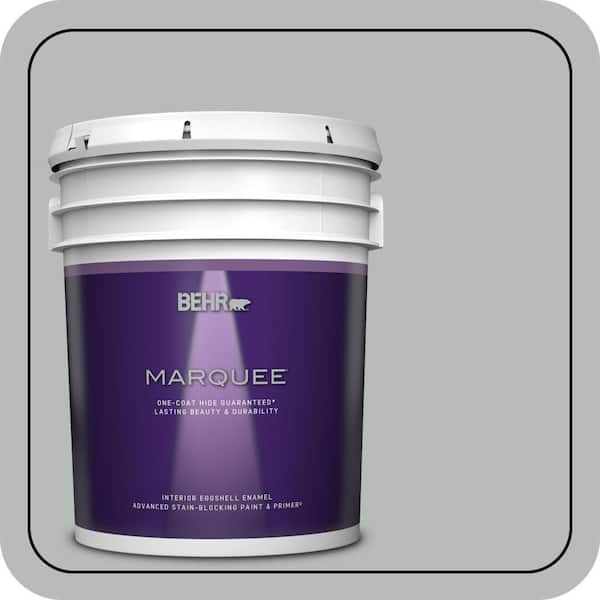 BEHR MARQUEE 5 gal. #T18-19 Quiet Time Eggshell Enamel Interior Paint & Primer
