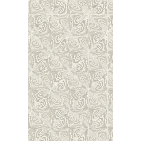 Walls Republic Light Brown Diamond Like Printed Non-Woven Paper Non-Pasted Textured Wallpaper 57 sq. ft.