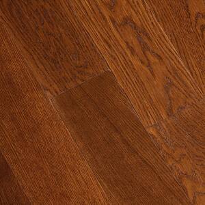 Gunstock Oak 3/8 in. Thick x 5 in. Wide x Varying Length Click Lock Hardwood Flooring (19.686 sq. ft. / case)
