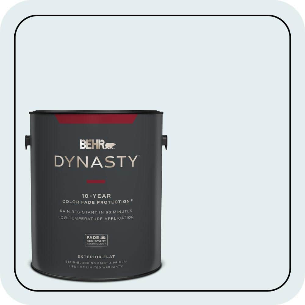 1 gal. #PPL-14 Mountain Air Flat Exterior Stain-Blocking Paint and Primer price history on PriceWatchPro