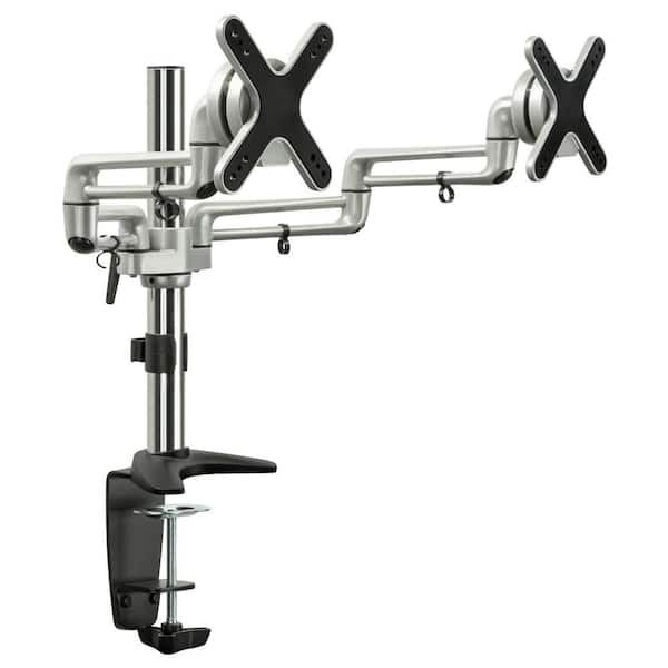 mount-it! 27 in. Full Motion Dual Monitor Desk Mount for Screens