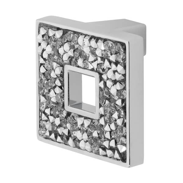 Wisdom Stone Carraway 1-5/16 in. Chrome Cabinet Knob