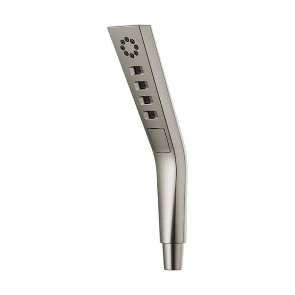 Delta Pivotal 3-Spray 1.8 in. Single Wall Mount Handheld H2Okinetic Shower Head in Stainless
