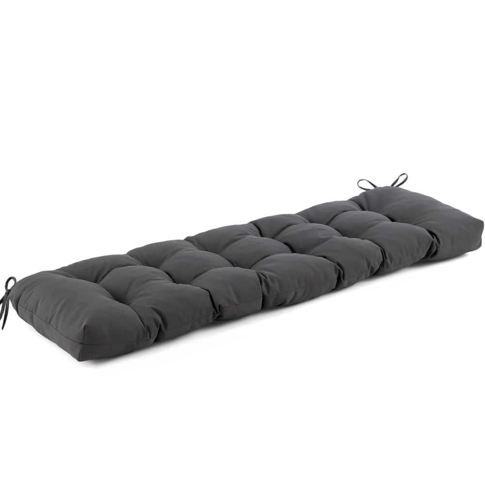 Outdoor Bench Cushion, Waterproof & Fade-Resistant, Tufted Memory