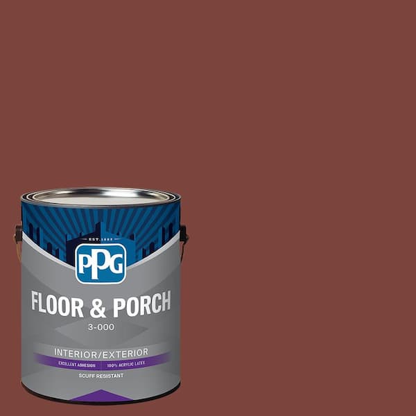 1 gal. PPG1059-7 Sweet Spiceberry Satin Interior/Exterior Floor and Porch Paint