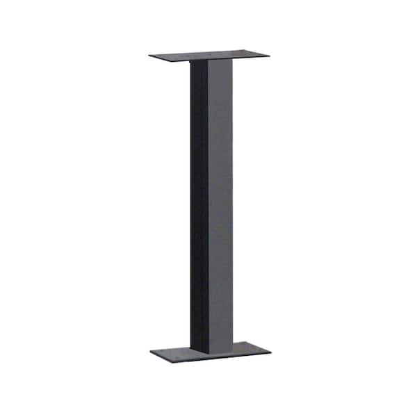 Architectural Mailboxes 38 in. Steel 1-Mailbox Post in Black