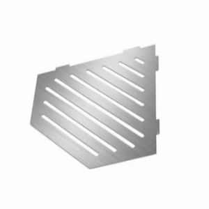 TI-SHELF Pentagonal 11 in. x 7.87 in. x 7.87 in. x 3.74 in. x 3.74 in. Stainless Steel Decorative Wall Shelf
