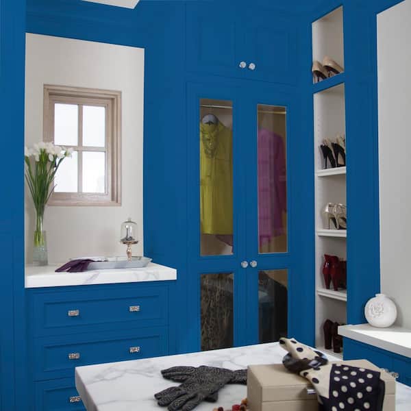 BEHR PREMIUM 1 qt. #PPU15-03 Dark Cobalt Blue Interior Chalk Decorative  Paint 713004 - The Home Depot
