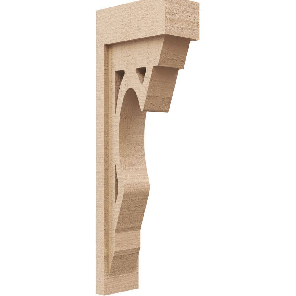 4 in. x 24 in. x 8 in. Thin Sheridan Rough Cedar Woodgrain TimberThane Corbel, Primed Tan price history on PriceWatchPro
